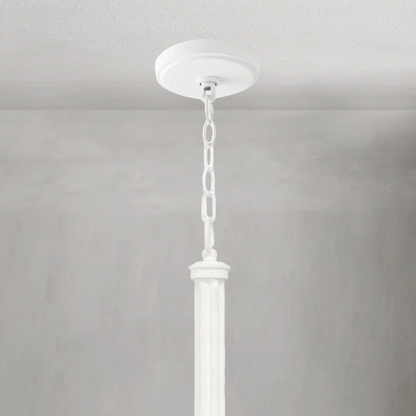 Fontara Dark Blue Reed Chandelier - Lightings Menu