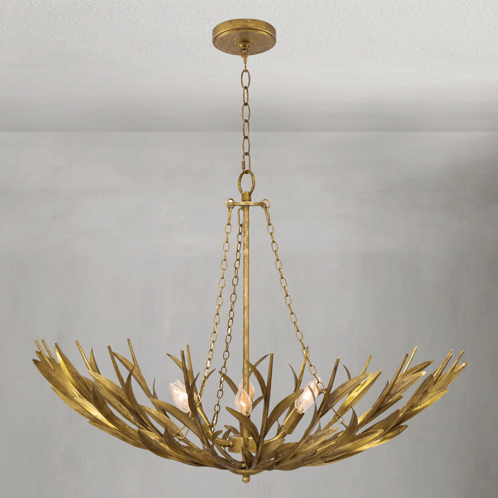 Fontara Reed Basin Chandelier - Lightings Menu