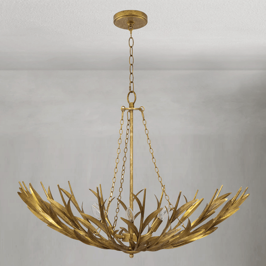 Fontara Reed Basin Chandelier - Lightings Menu
