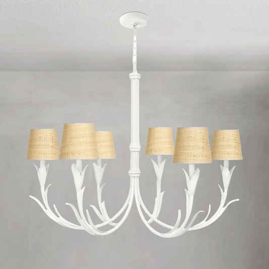 Fontara Reed Chandelier Small - Lightings Menu