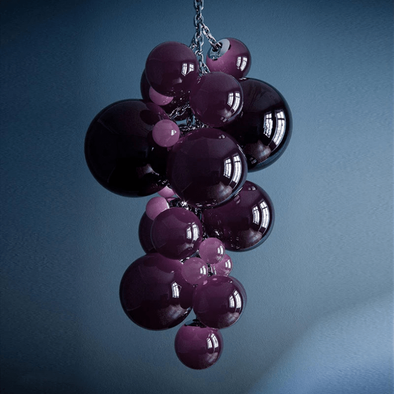 Fruit Grape Hanging Swag Chandelier - Lightings Menu