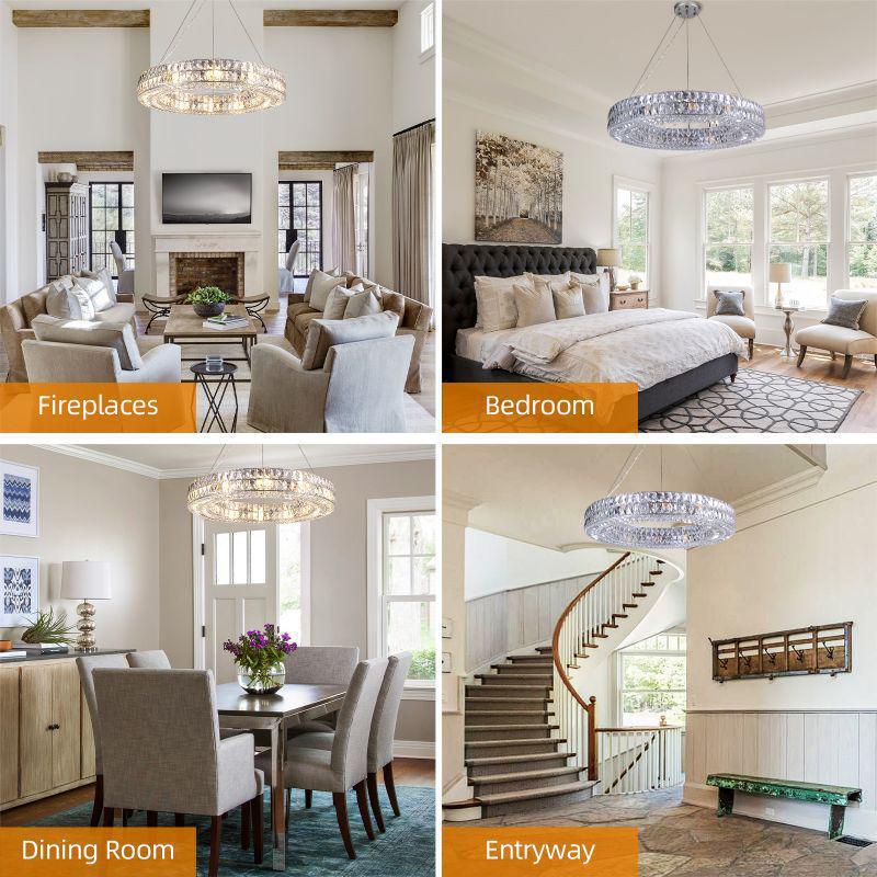 Gadsden Crystal Series Chandelier - Lightings Menu