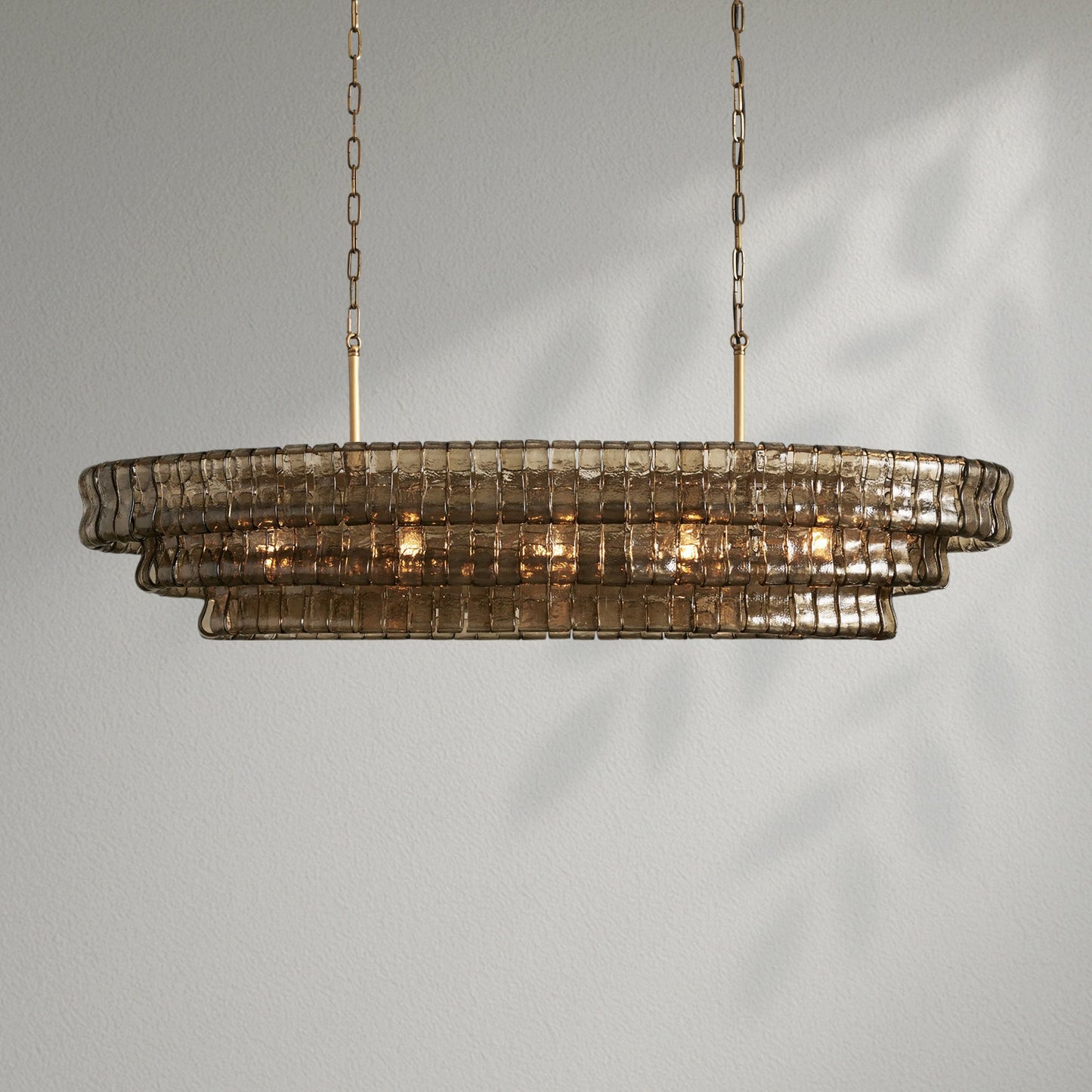 Ghiacco Oval Chandelier - Lightings Menu
