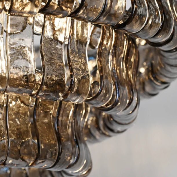 Ghiacco Oval Chandelier - Lightings Menu
