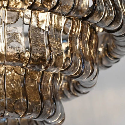 Ghiacco Oval Chandelier - Lightings Menu
