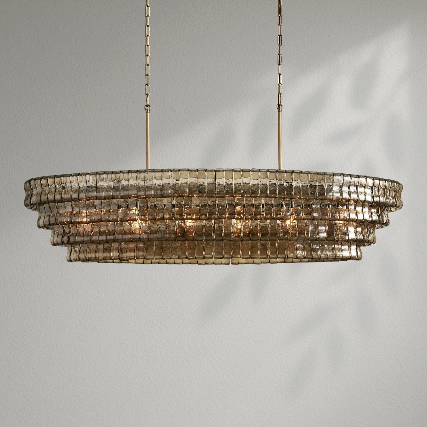 Ghiacco Oval Chandelier - Lightings Menu
