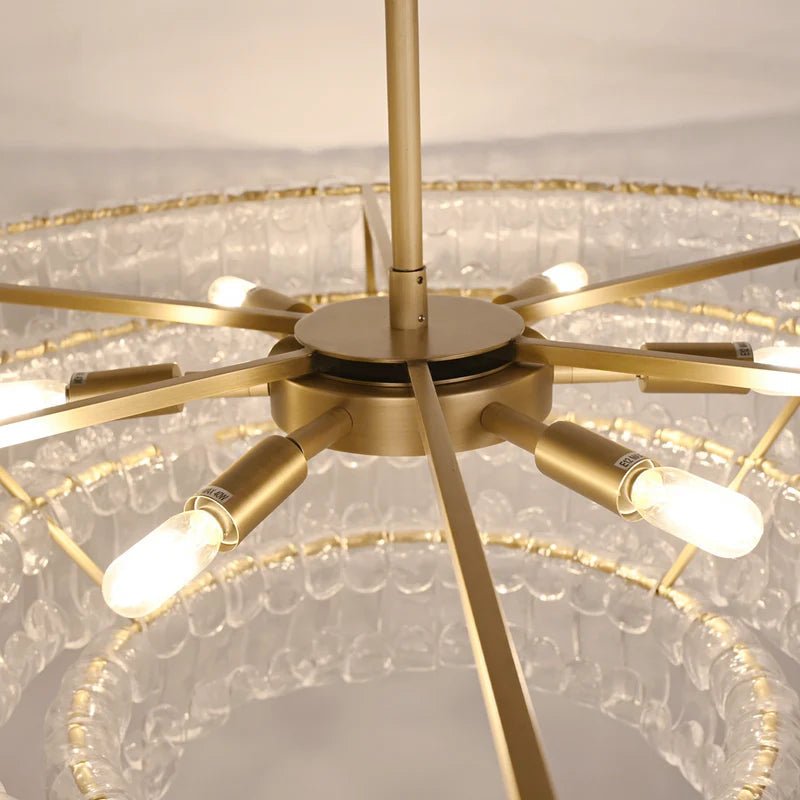 Ghiacco Round Chandelier - Lightings Menu
