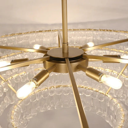 Ghiacco Round Chandelier - Lightings Menu