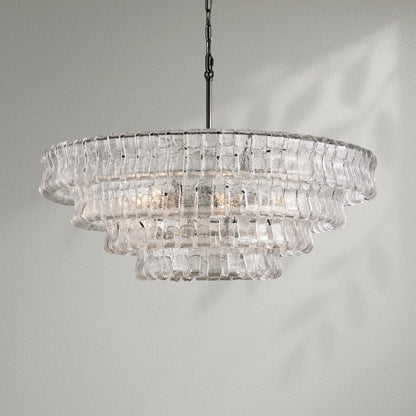 Ghiacco Round Chandelier - Lightings Menu