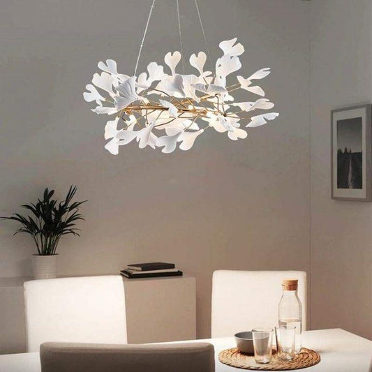 Ginkgo Round Chandelier - Lightings Menu