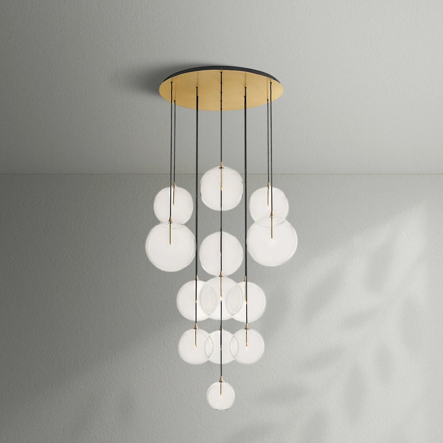 Glass Globe Mobile Cluster Chandelier - Lightings Menu