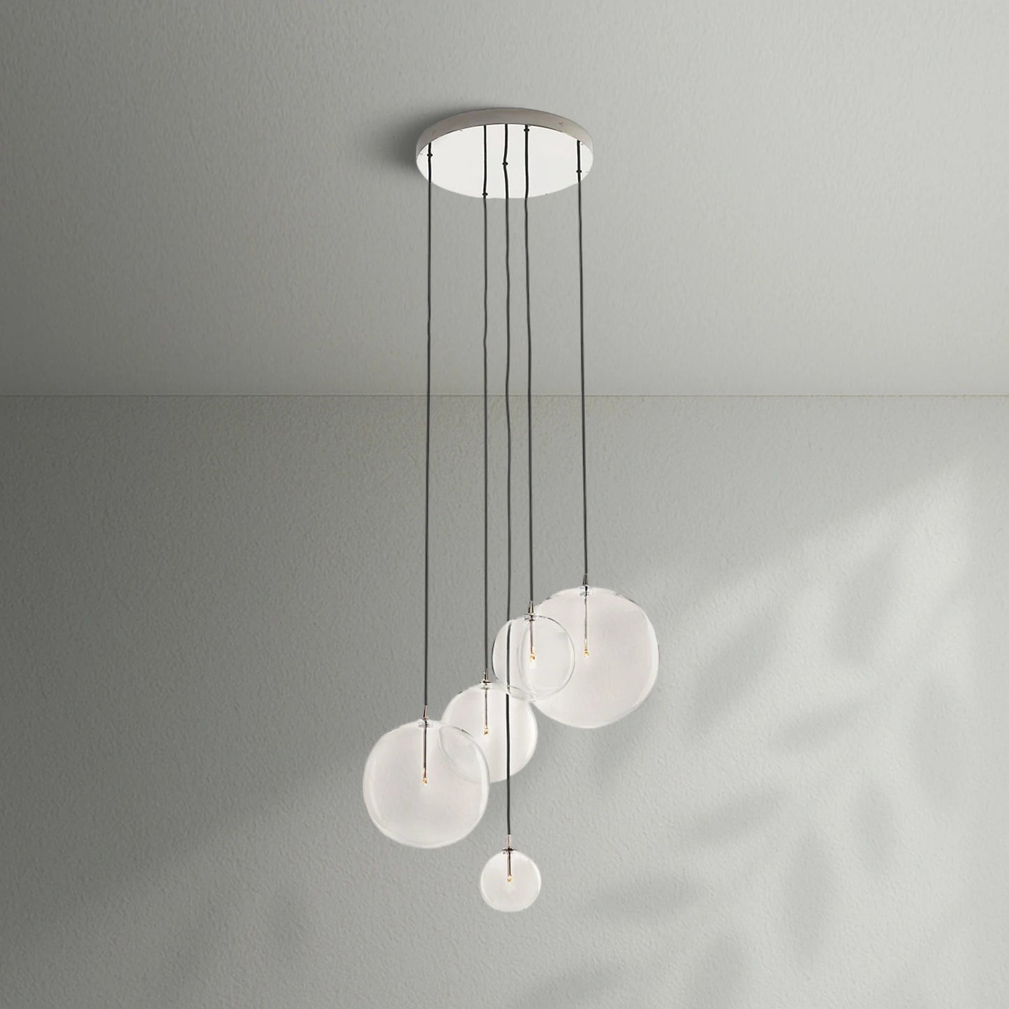 Glass Globe Mobile Cluster Chandelier - Lightings Menu