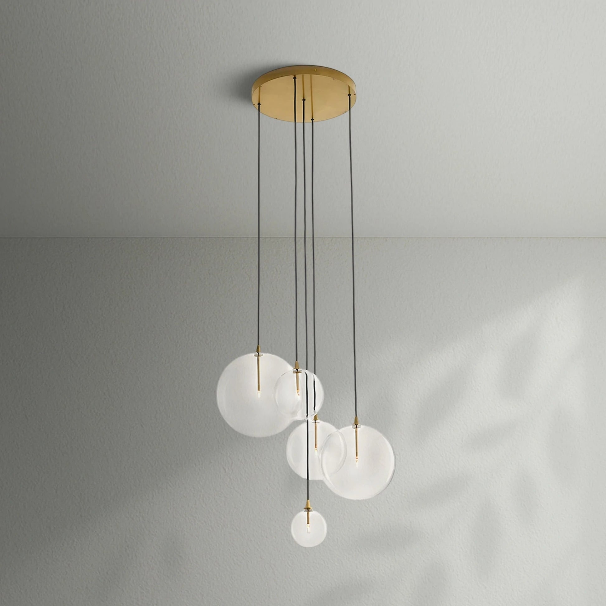 Glass Globe Mobile Cluster Chandelier - Lightings Menu