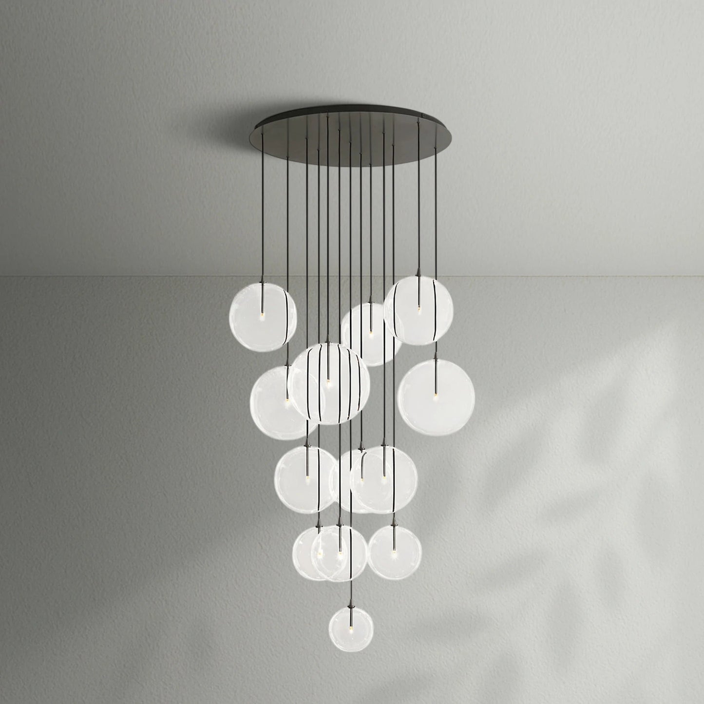 Glass Globe Mobile Cluster Chandelier - Lightings Menu