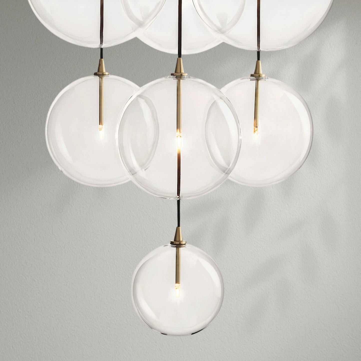 Glass Globe Mobile Cluster Chandelier - Lightings Menu