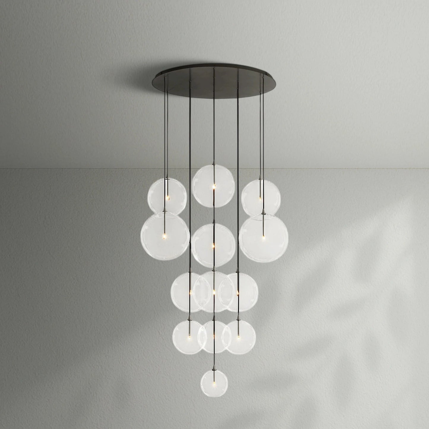 Glass Globe Mobile Cluster Chandelier - Lightings Menu