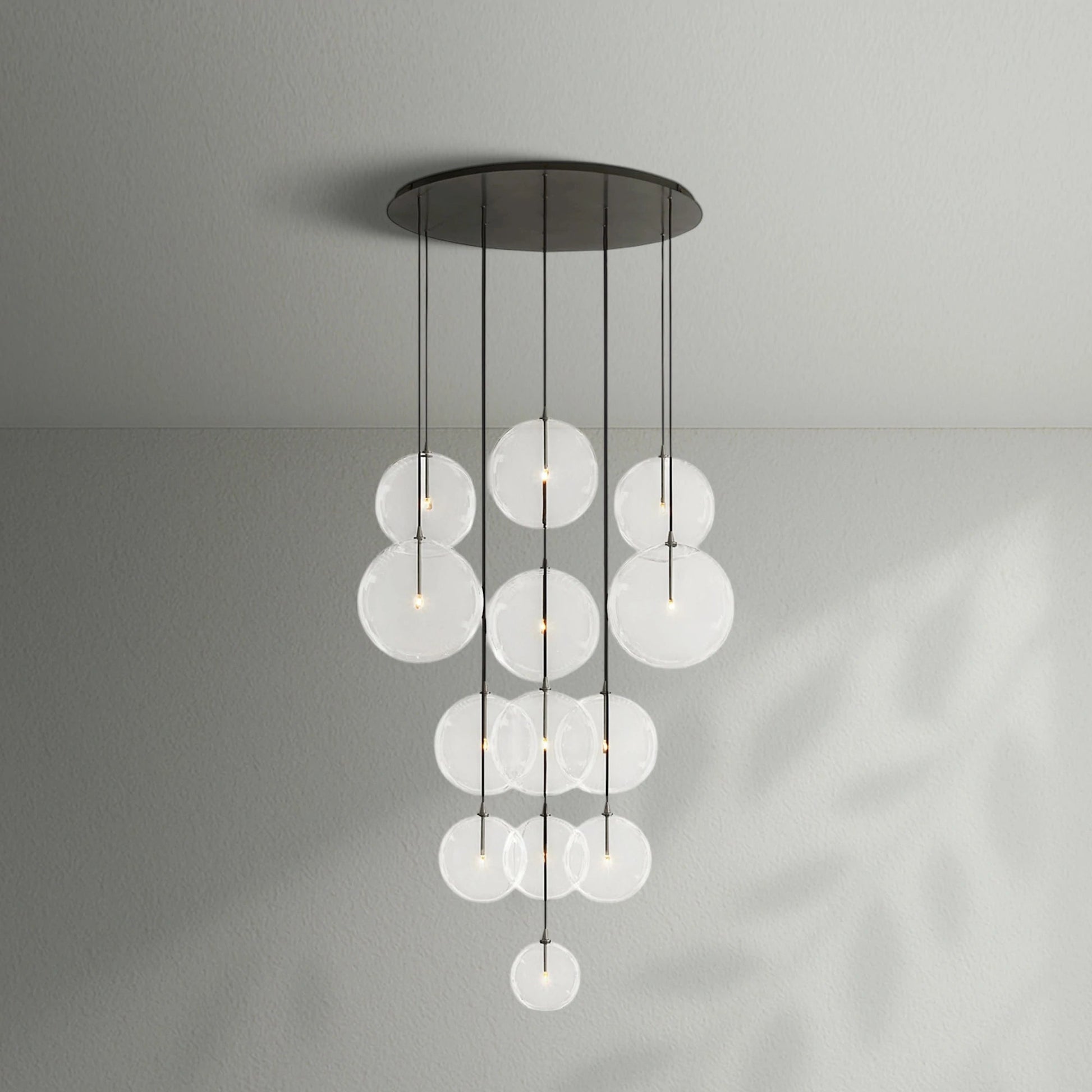 Glass Globe Mobile Cluster Chandelier - Lightings Menu