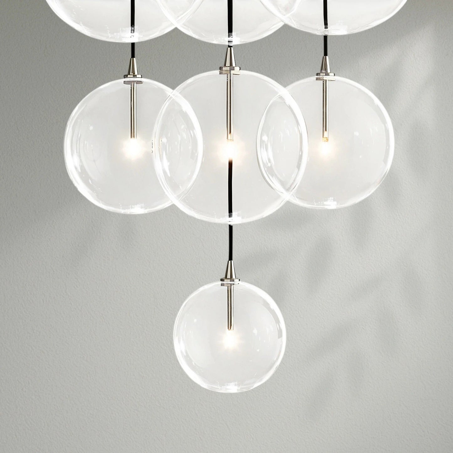 Glass Globe Mobile Cluster Chandelier - Lightings Menu