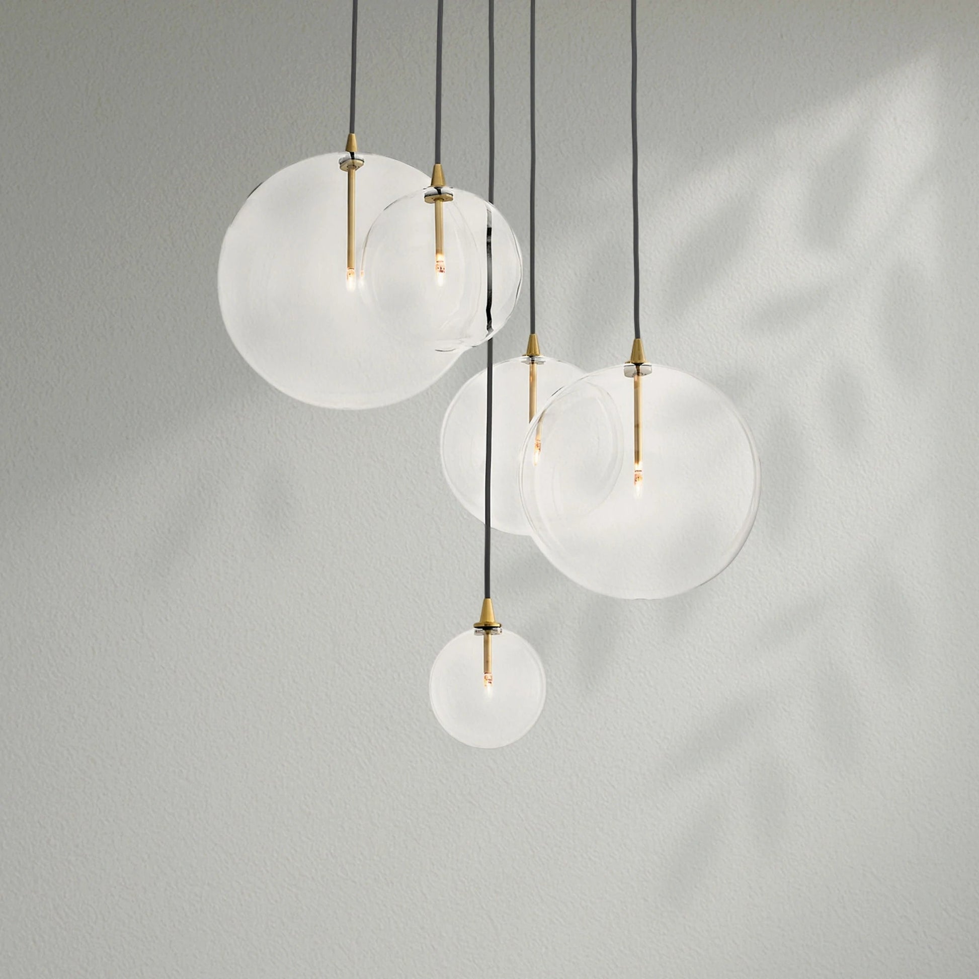 Glass Globe Mobile Cluster Chandelier - Lightings Menu