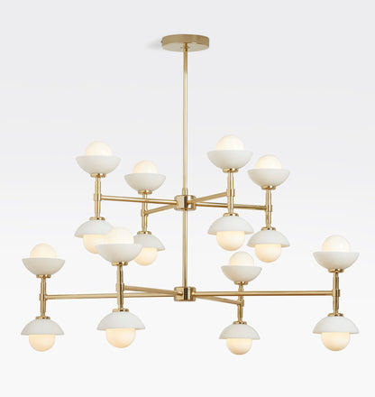 Greenwich Double Tier Chandelier - Lightings Menu