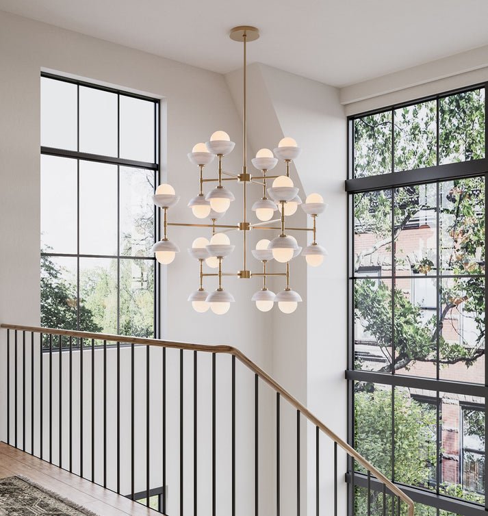 Greenwich Triple Tier Chandelier - Lightings Menu