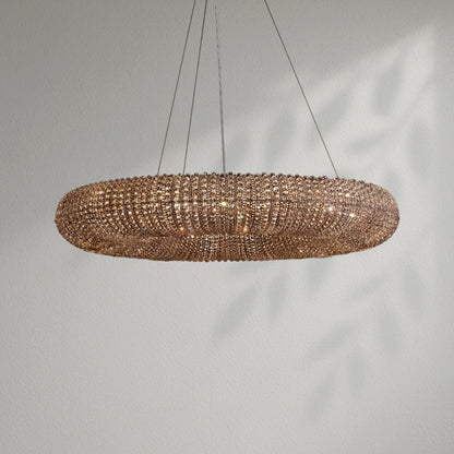Halos Crystal Round Chandelier - Lightings Menu