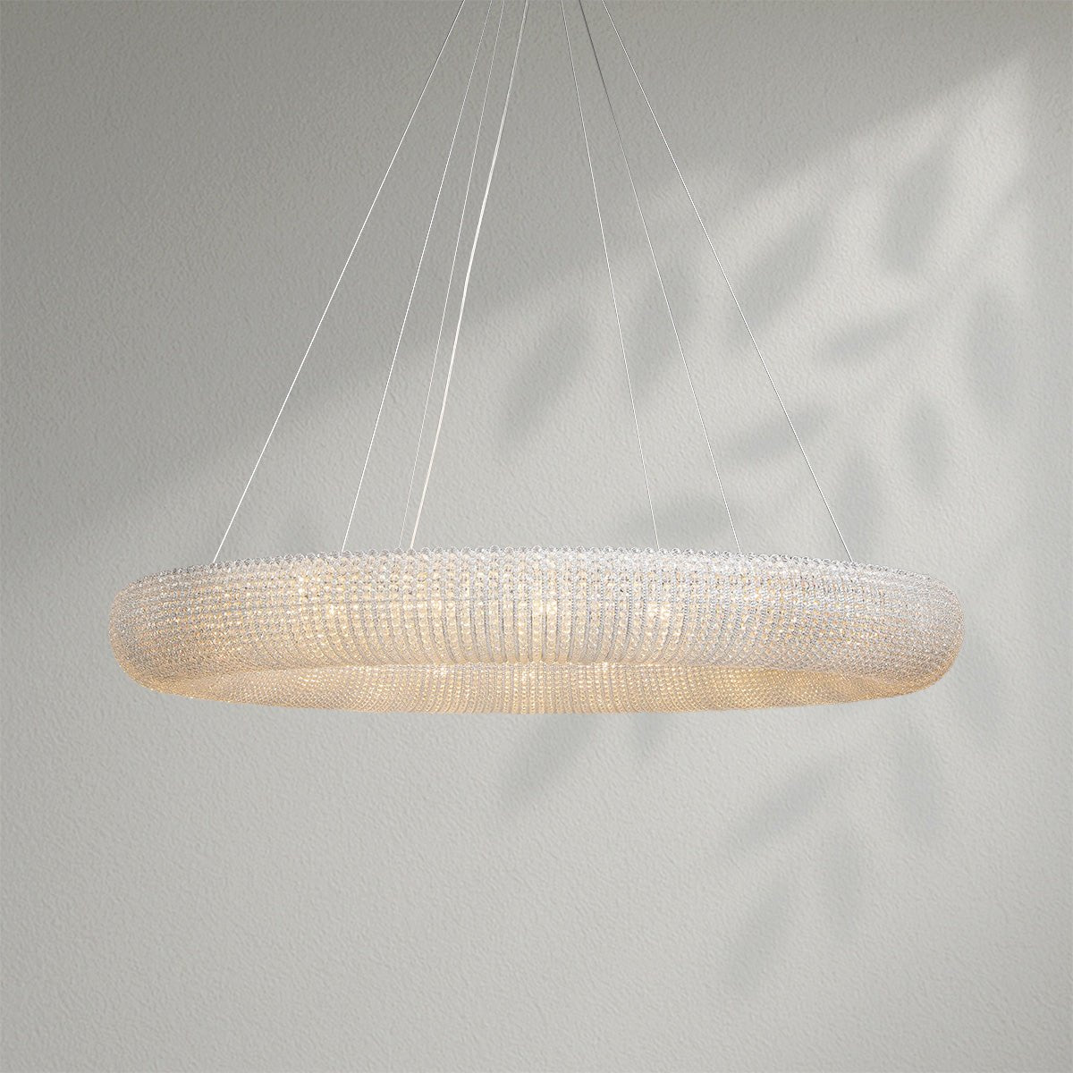 Halos Crystal Round Chandelier - Lightings Menu