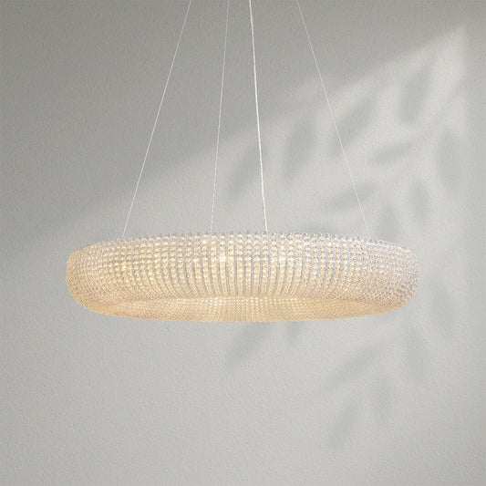 Halos Crystal Round Chandelier - Lightings Menu