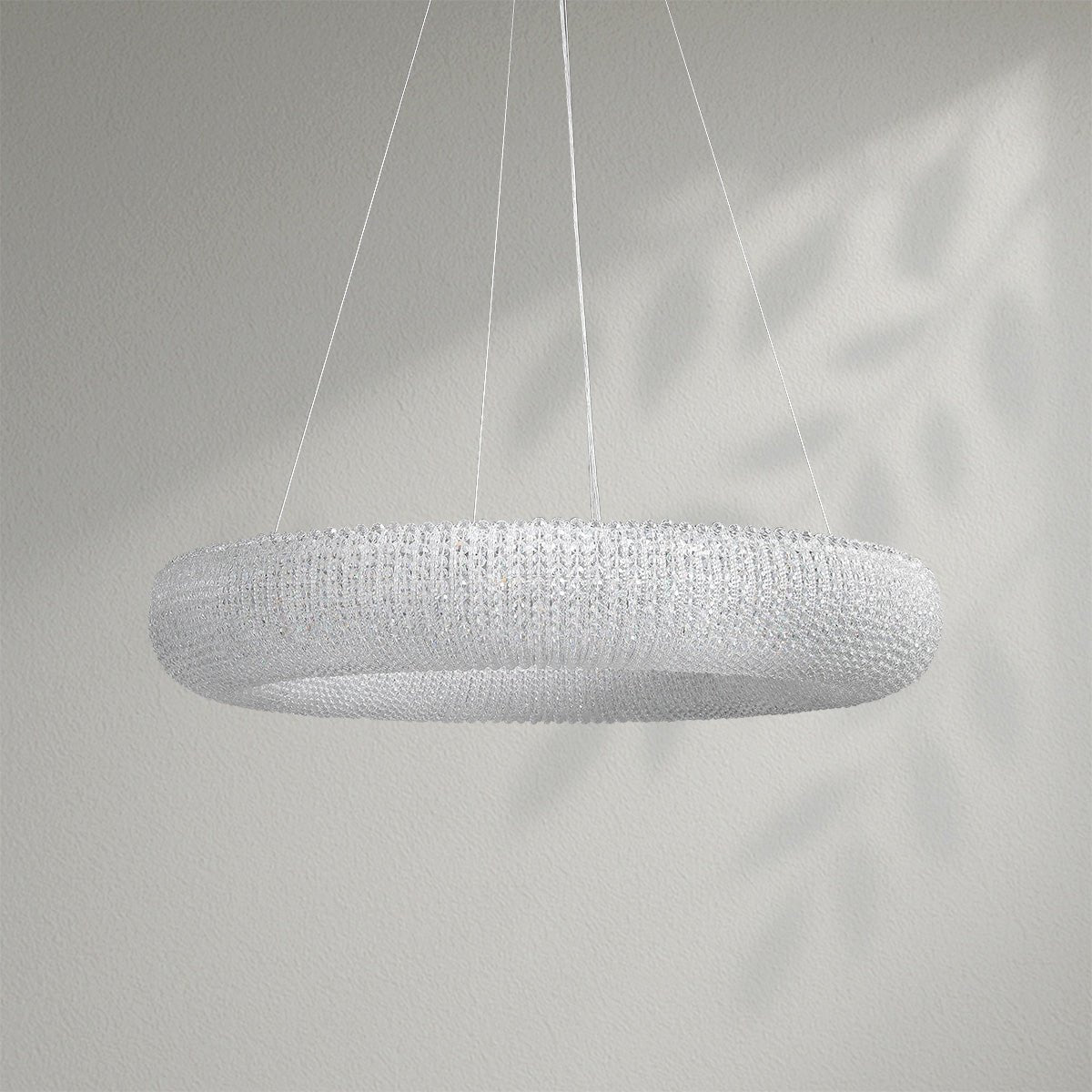 Halos Crystal Round Chandelier - Lightings Menu