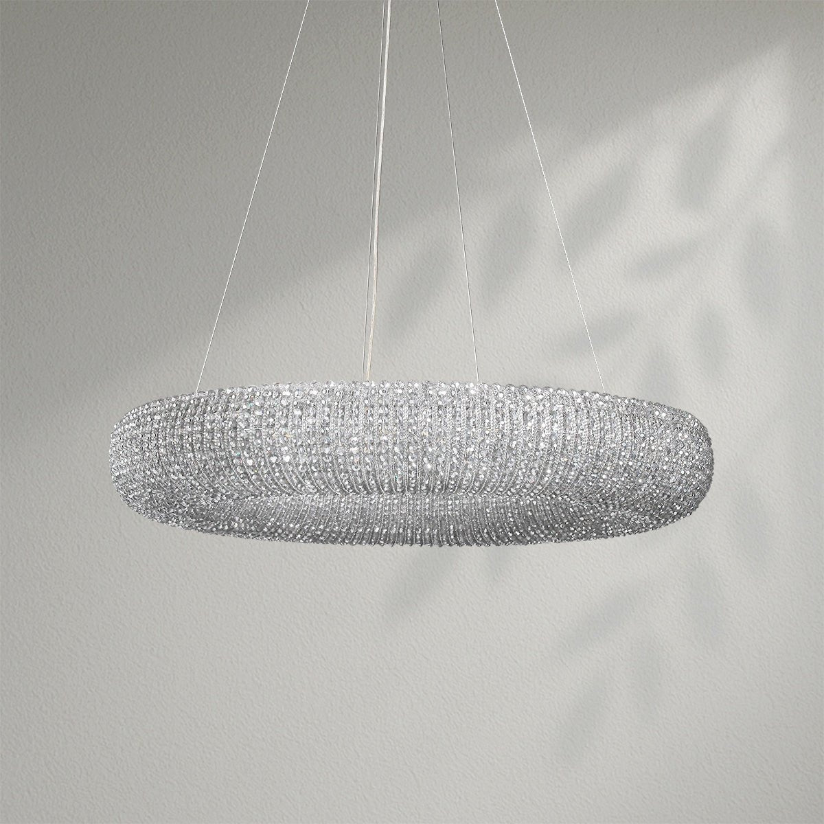 Halos Crystal Round Chandelier - Lightings Menu