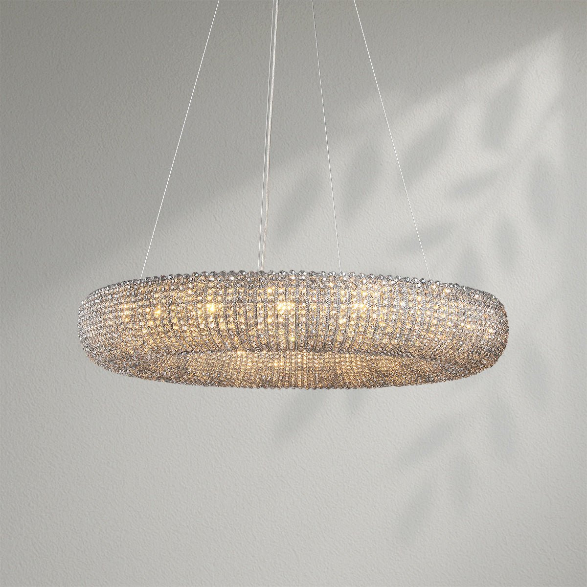 Halos Crystal Round Chandelier - Lightings Menu