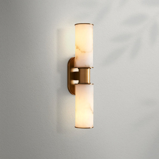 Harlien Alabaster 2 - Light Wall Sconce - Lightings Menu