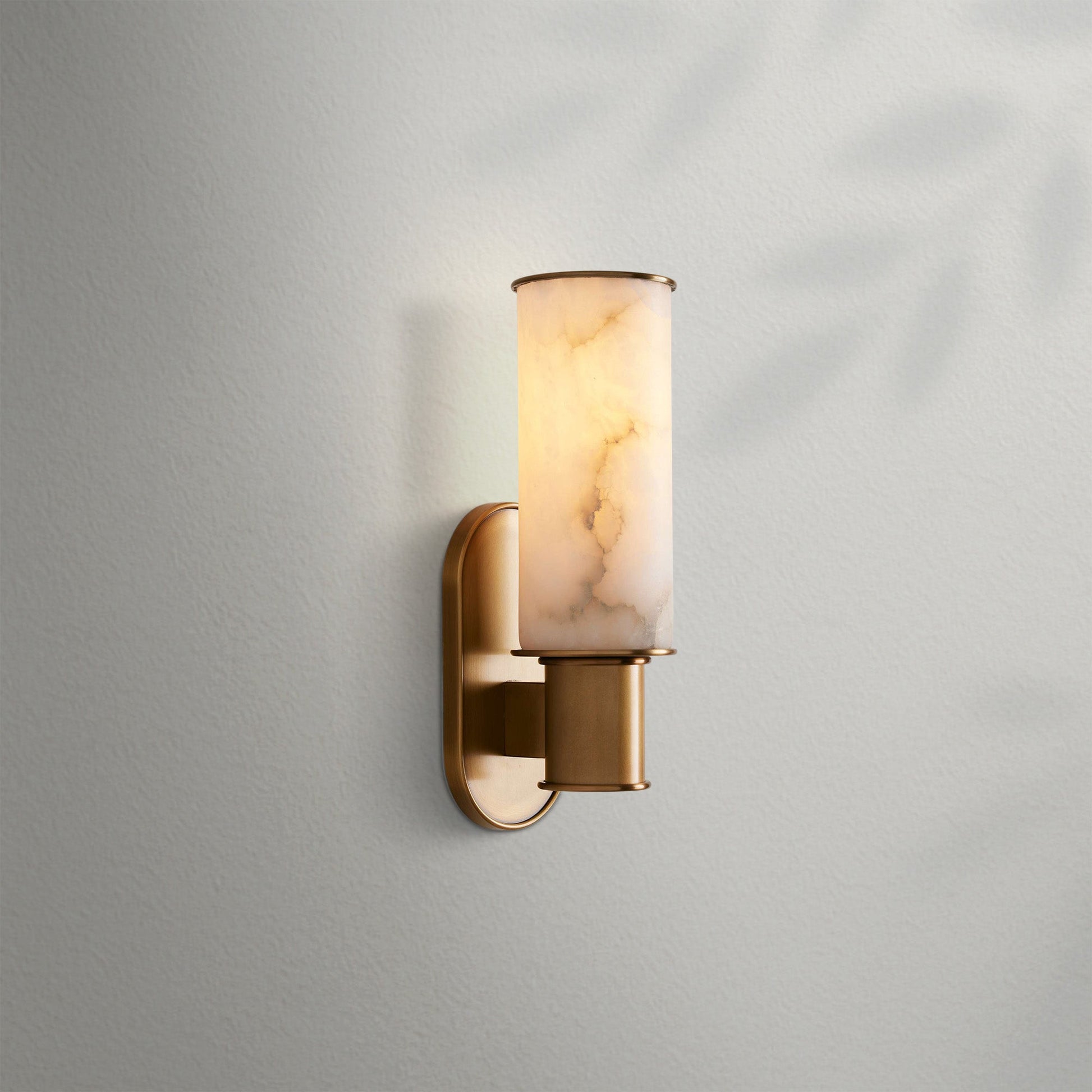 Harlien Alabaster Wall Sconce - Lightings Menu