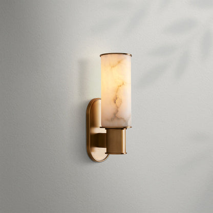 Harlien Alabaster Wall Sconce - Lightings Menu
