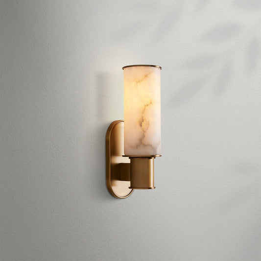Harlien Alabaster Wall Sconce - Lightings Menu