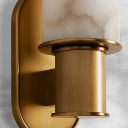 Harlien Alabaster Wall Sconce - Lightings Menu