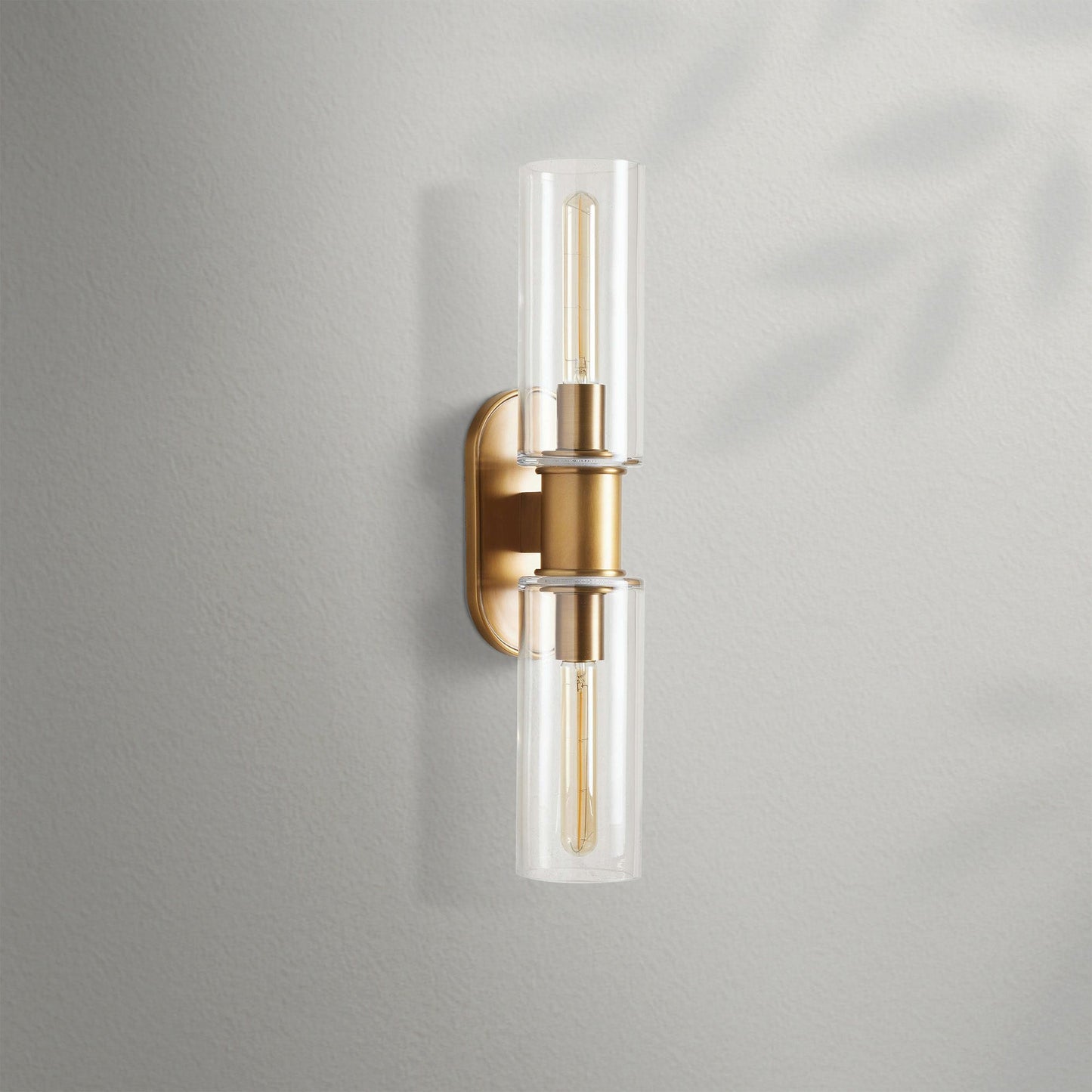Harlien Clear Glass 2 - Light Wall Sconce - Lightings Menu