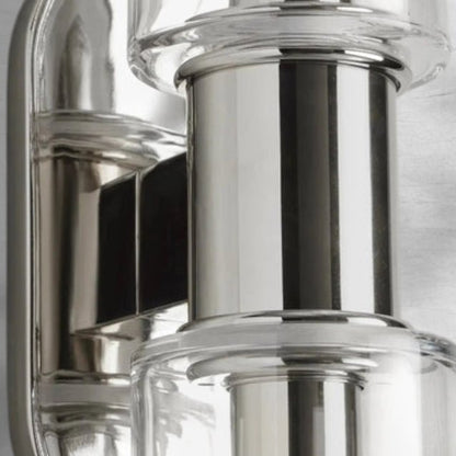 Harlien Clear Glass 2 - Light Wall Sconce - Lightings Menu