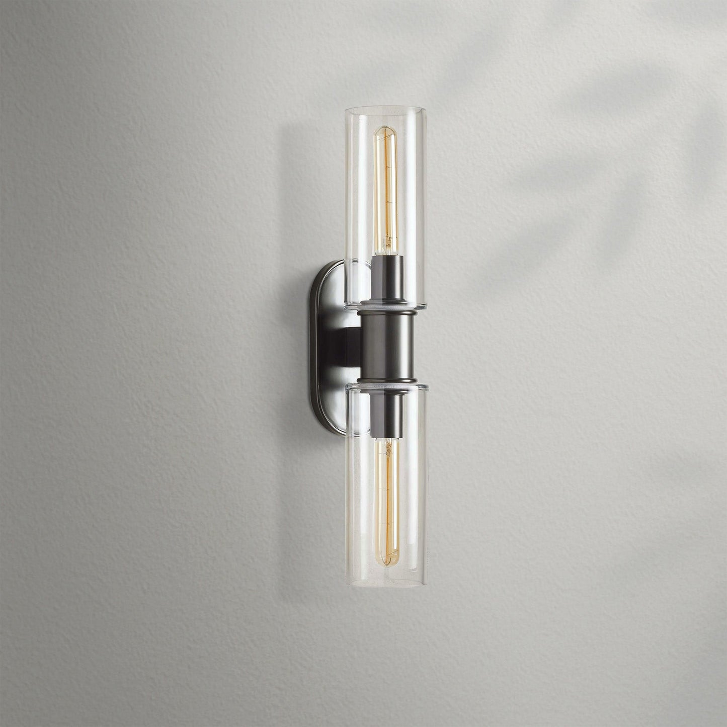 Harlien Clear Glass 2 - Light Wall Sconce - Lightings Menu