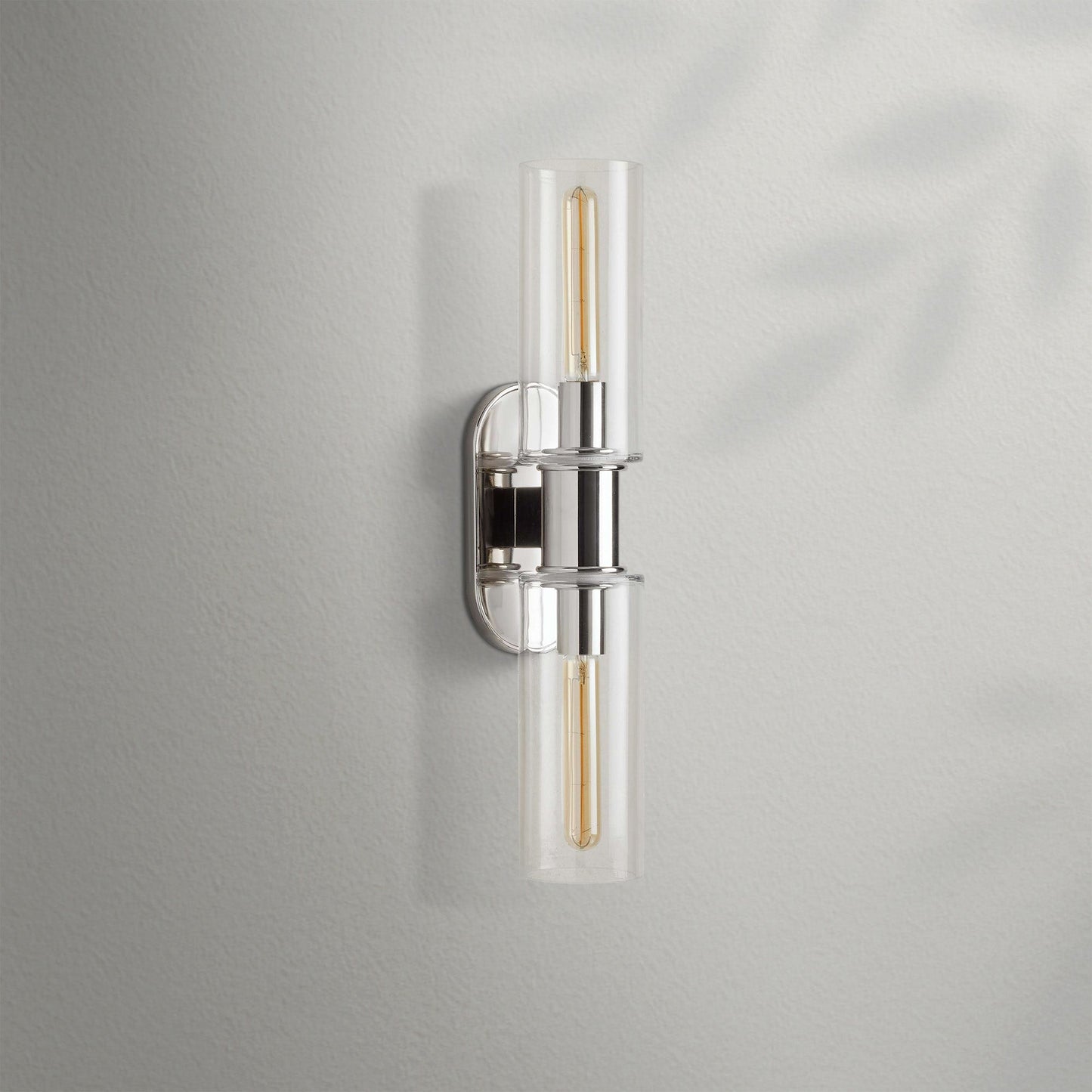 Harlien Clear Glass 2 - Light Wall Sconce - Lightings Menu