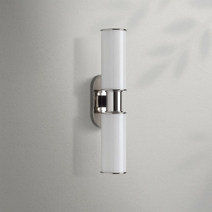 Harlien Modern Milk Glass 2 - Light Wall Sconce - Lightings Menu