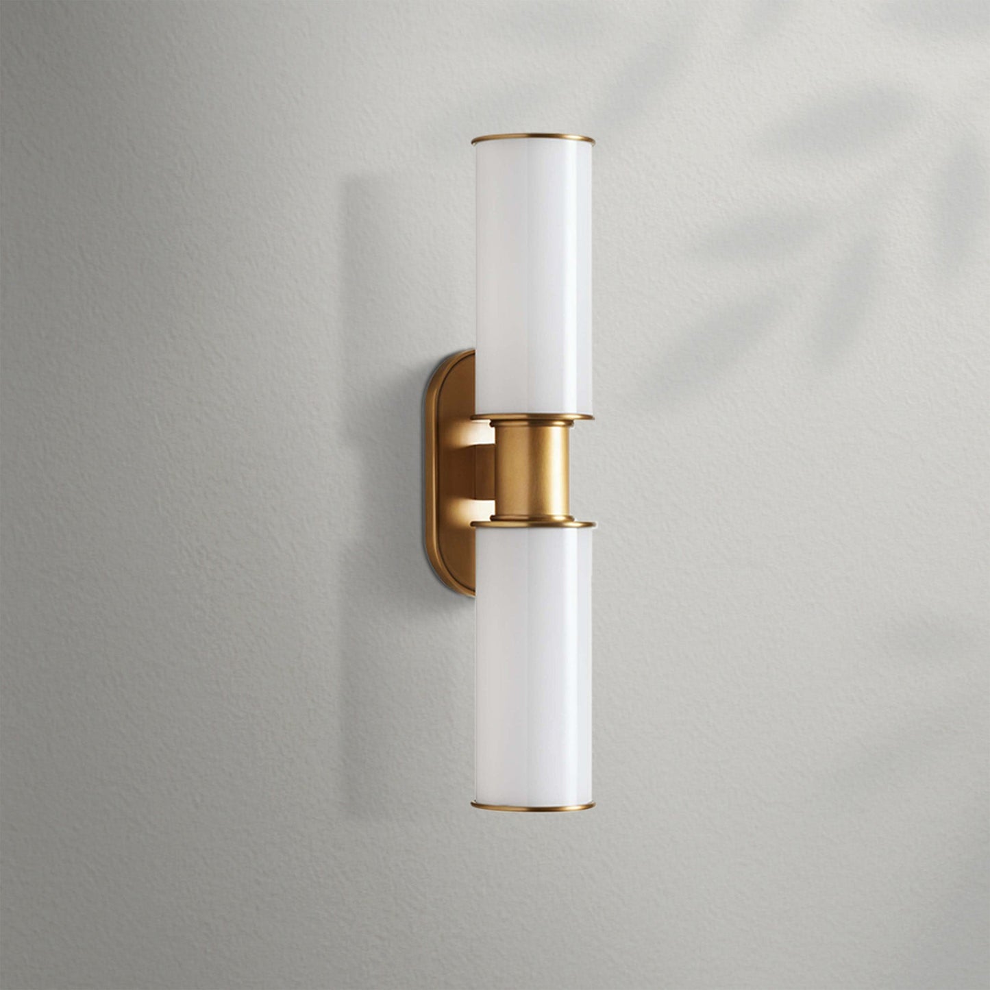 Harlien Modern Milk Glass 2 - Light Wall Sconce - Lightings Menu