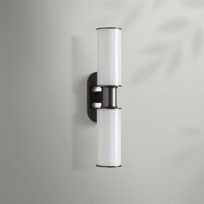 Harlien Modern Milk Glass 2 - Light Wall Sconce - Lightings Menu