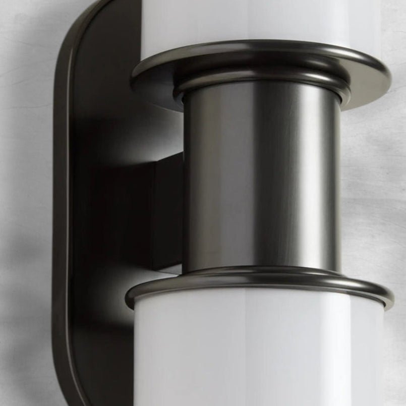 Harlien Modern Milk Glass 2 - Light Wall Sconce - Lightings Menu