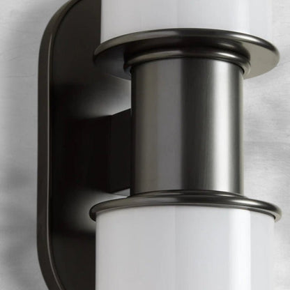 Harlien Modern Milk Glass 2 - Light Wall Sconce - Lightings Menu