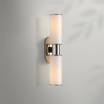Harlien Modern Milk Glass 2 - Light Wall Sconce - Lightings Menu