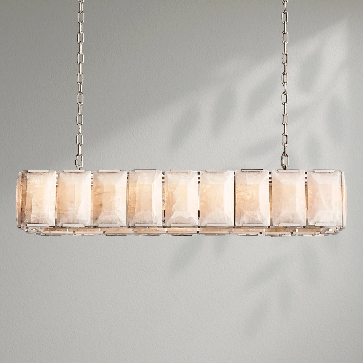 Harlows Calcite Rectangular Chandelier - Lightings Menu