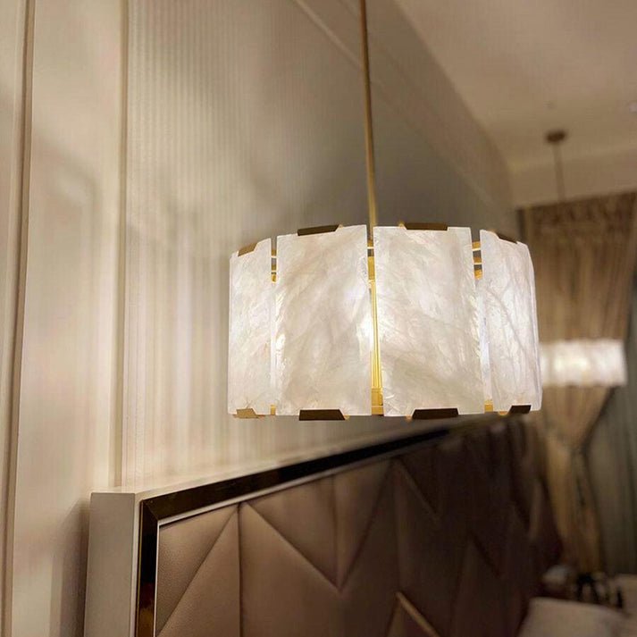 Harlows Calcite Round Chandelier - Lightings Menu