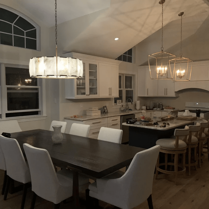 Harlows Calcite Round Chandelier - Lightings Menu
