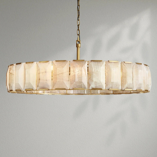 Harlows Calcite Round Chandelier - Lightings Menu